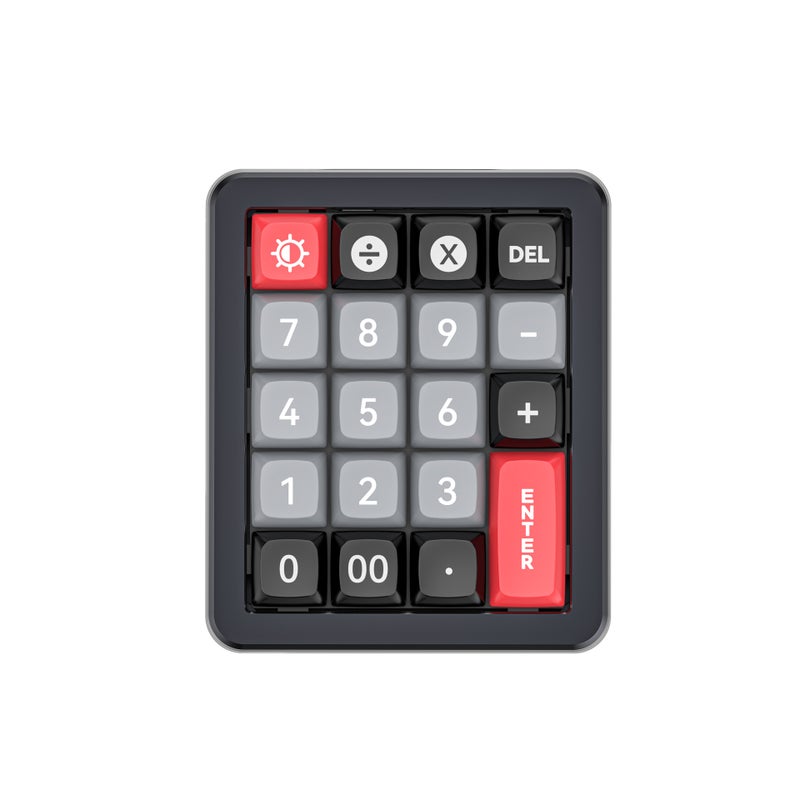 Digital Mechanical Keyboard Macro Definition Wired Game -Swappable Gasket Aluminum Lump Key Line Separation Rgb - Image 1